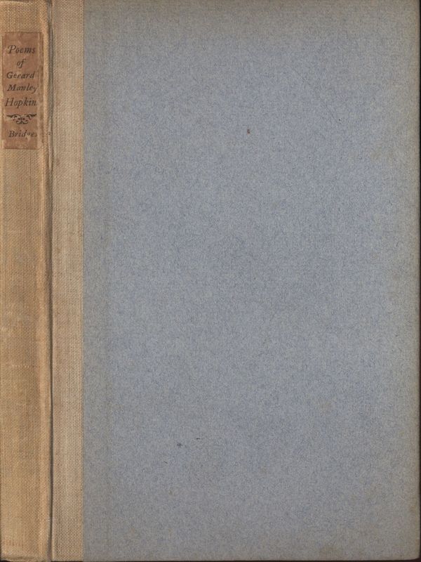 Cover of <em>Poems of Gerard Manley Hopkins</em>