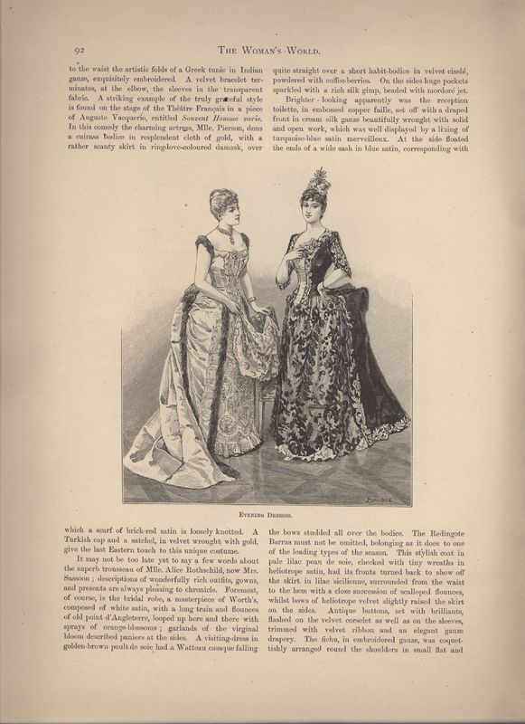 7th page of December Fashions in Woman's World Dec 1887