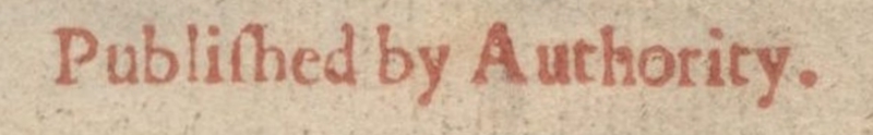 Detail of Authority on the Title Page of Donne's <em>Biathanatos</em>