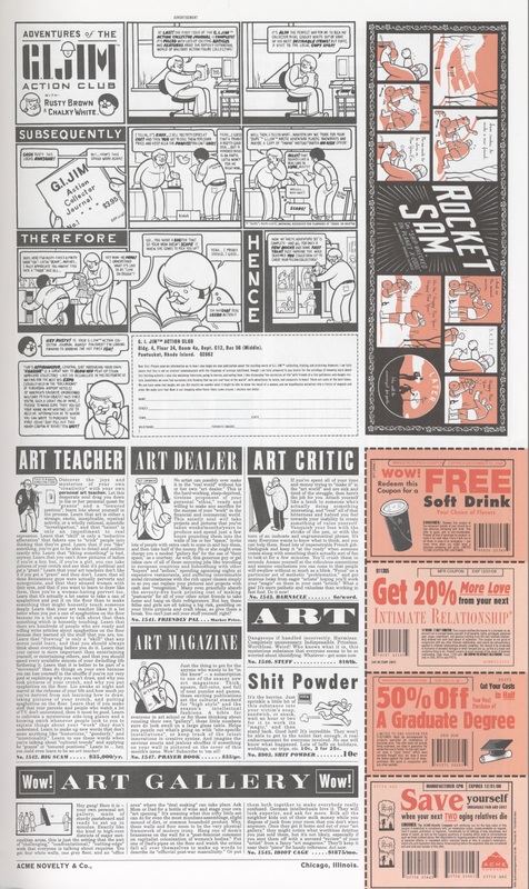 Page 69 of Chris Ware's&nbsp;<em>The ACME Novelty: Library Final Report to Shareholders and Saturday Afternoon Rainy Day Fun Book</em>&nbsp;(2005)<em><br /></em>