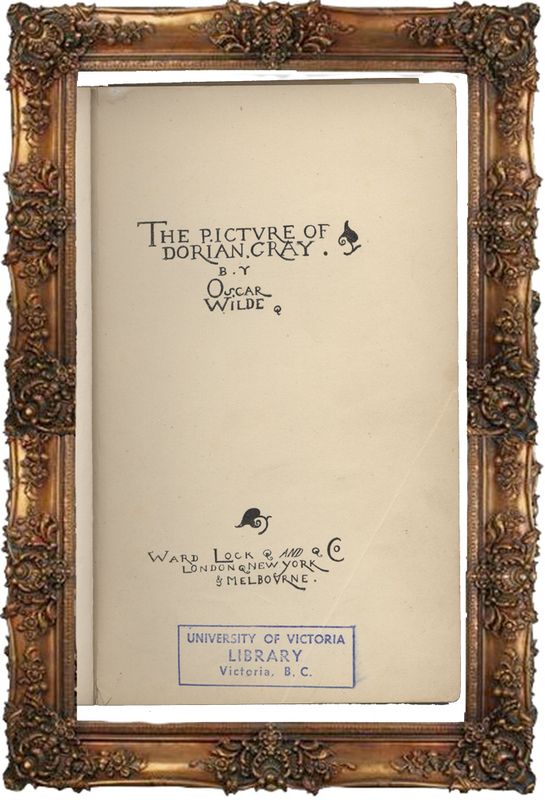 The Picture of Dorian Gray 1891 - Title Page
