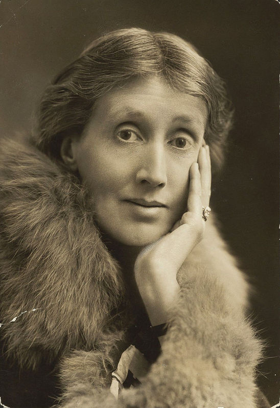 Portrait of an elderly Virginia Woolf