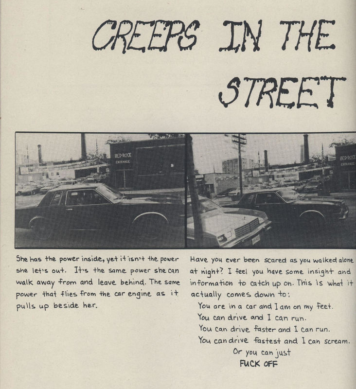 Panels 1 and 2 of Creeps in the Streets