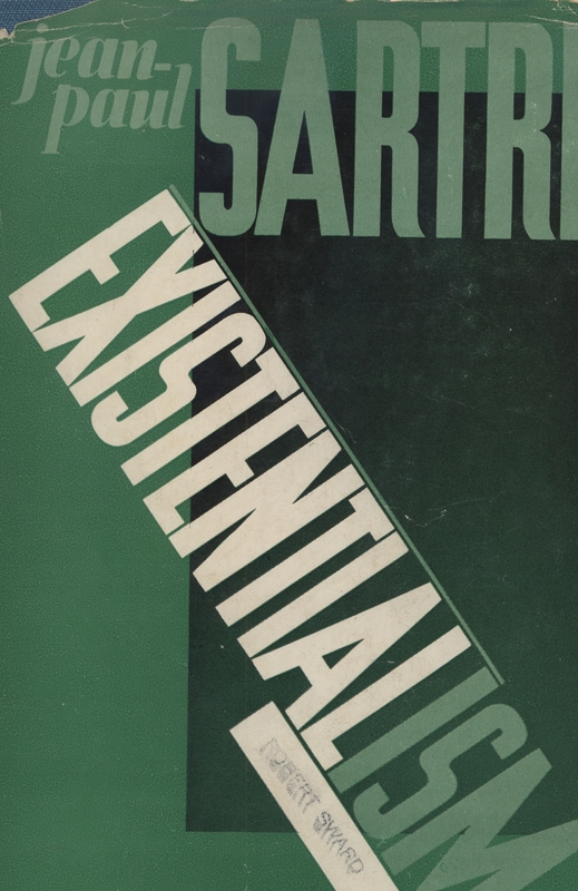 Cover of Jean-Paul Sartre's <em>Existentialism, </em>1947