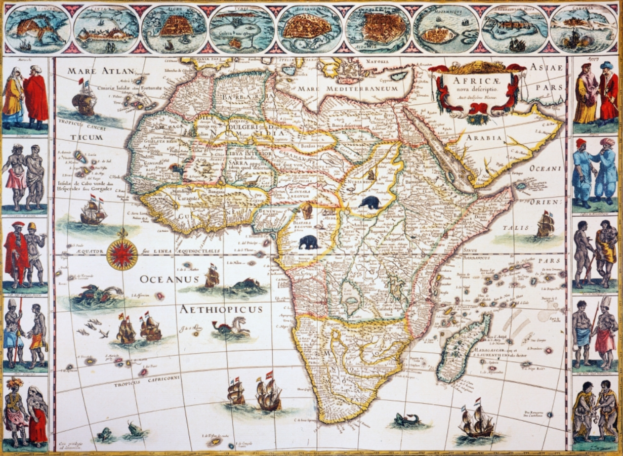 Willem Blaeu's 'Newly Described Africa