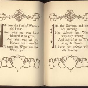 Decorations Made by Willy Pogany for Fitzgerald's <em>Rubaiyat</em> Published by Spottswoode, Ballantyne &amp; Co. (1932)