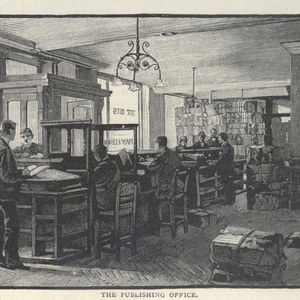 <em>The Strand Magazine</em>, volume four, "The Publishing Office" from "A Description of the Offices of <em>The Strand Magazine</em>"