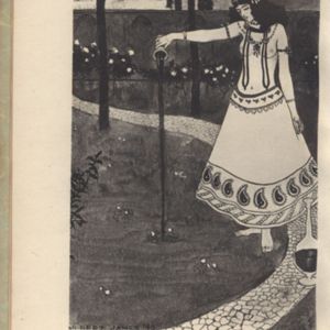 Illustration made by Gilbert James for Fitzgerald's<em> Rubaiyat</em> Published by Routledge (1912)