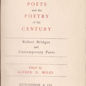 Title Page to <em>The Poets and the Poetry of the Century</em>