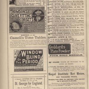 5th page of advertisements in Woman's World Dec 1887