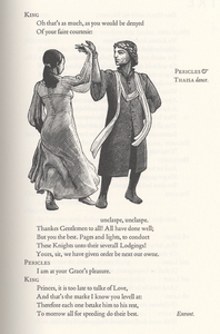 Cropped right page of dance in <em>Pericles, Prince of Tyre.</em>