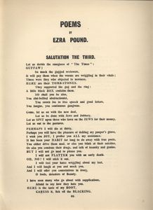 BLAST 1 Ezra Pound Poems