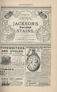<em>The Strand Magazine</em>, issue 87, advertisements page xv