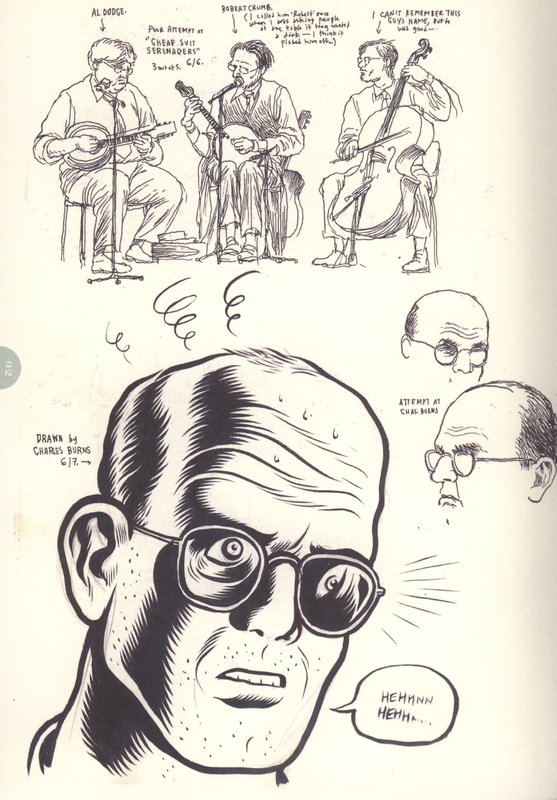 Drawing of Charles Burns