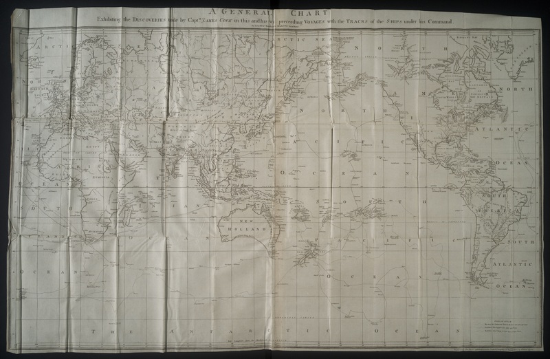 Global Map in A Voyage to the Pacific Ocean
