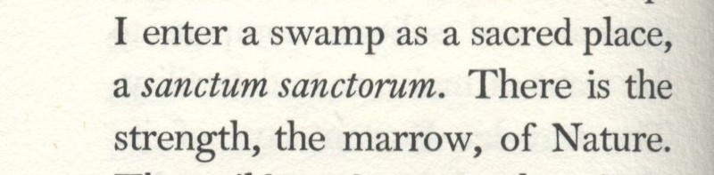 Latin text in Thoreau's <em>Walking</em>, page 56. 