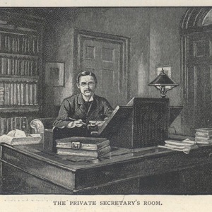 <em>The Strand Magazine</em>, volume four, "The Private Secretary's Room" from "A Description of the Offices of <em>The Strand Magazine</em>"