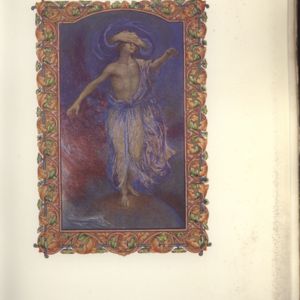Illustration made by F. Sangorski and G. Sutcliffe for Fitzgerald's <em>Rubaiyat</em> Published by Siegle,Hill and Co. (1911)