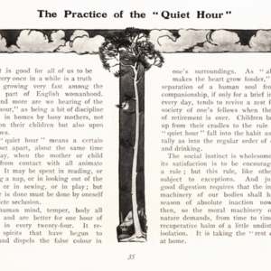 Editor's Page in the First Issue of <em>The Girl’s Own Paper: Supplementary Volume </em>[1915]