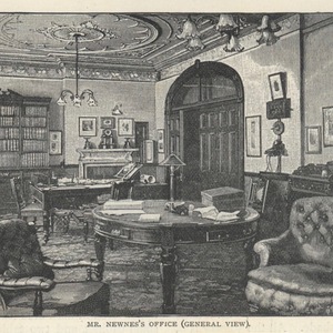 <em>The Strand Magazine</em>, volume four, "Mr. Newnes's Office (General View)" from "A Description of the Offices of <em>The Strand Magazine</em>"